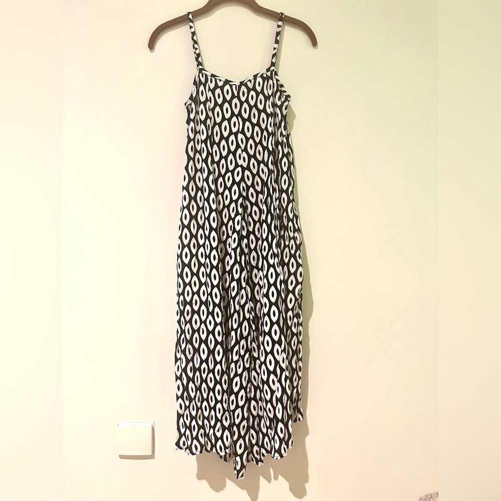 Ava Sky Geometric print romper XS